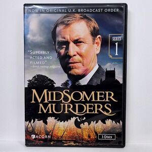 Midsomer Murders‎ Series 1 DVD 3-Disc Set Acorn UK Broadcast Order John Nettles